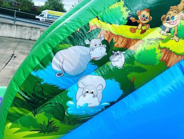 Jungle castle with slide - Image 4